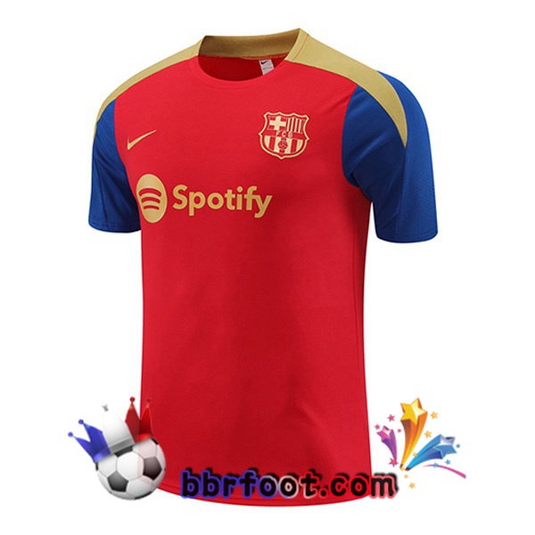 Training T-Shirts FC Barcelone Rouge 2024/2025