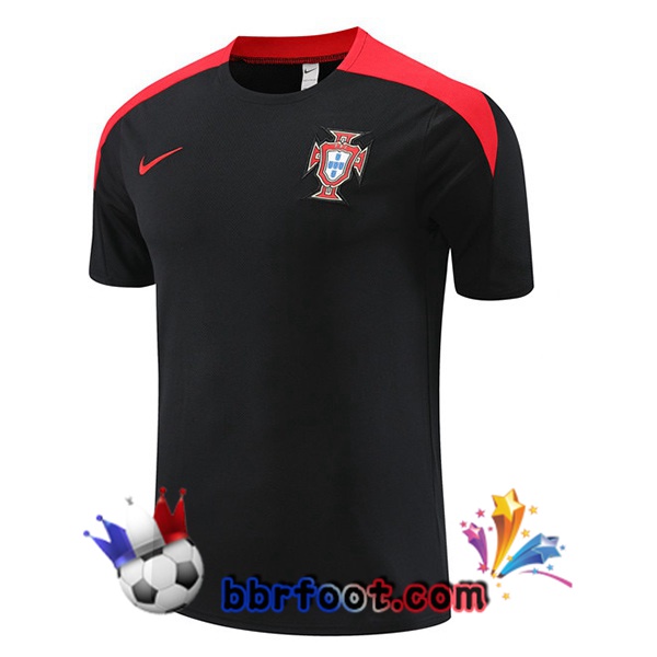 Training T-Shirts Portugal Noir 2024/2025