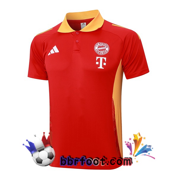 Polo Foot Bayern Munich Rouge 2024/2025