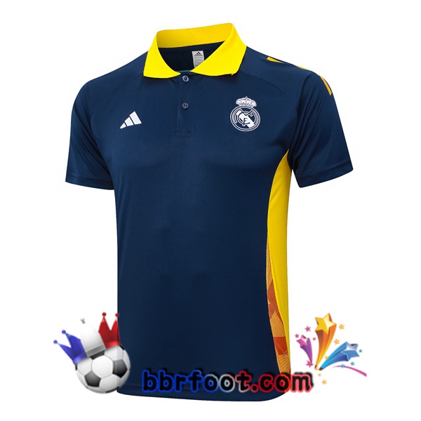 Polo Foot Real Madrid Bleu Royal 2024/2025