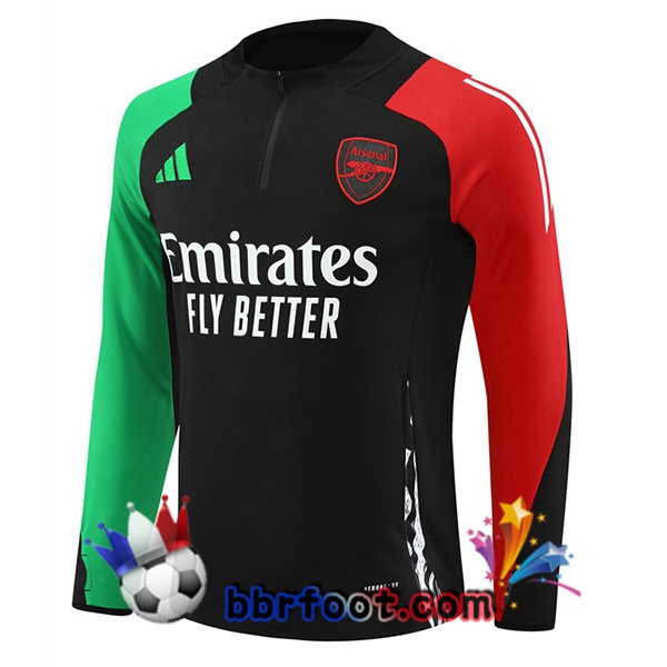 Sweatshirts Homme Arsenal Noir Vert Rouge 2024/2025