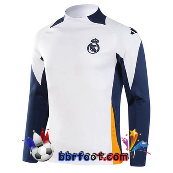 Sweatshirts Homme Real Madrid Blanc 2024/2025