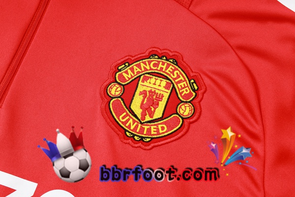 Survetement Foot Manchester United Rouge 2024/2025