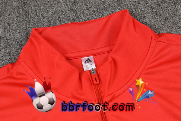Survetement Foot Manchester United Rouge 2024/2025