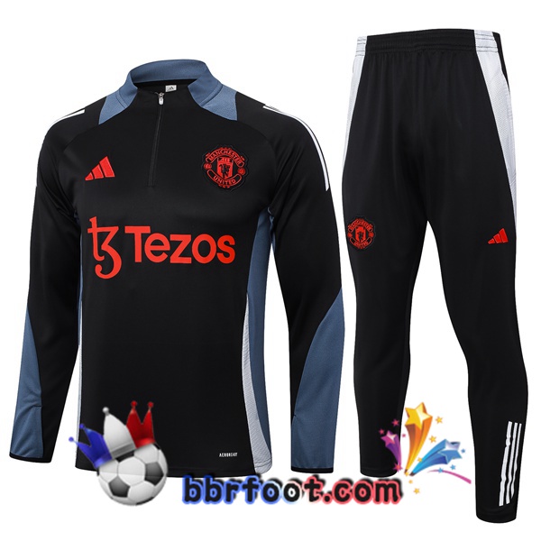 Survetement Foot Manchester United Noir 2024/2025