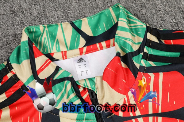 Survetement Foot Arsenal Vert Rouge 2024/2025