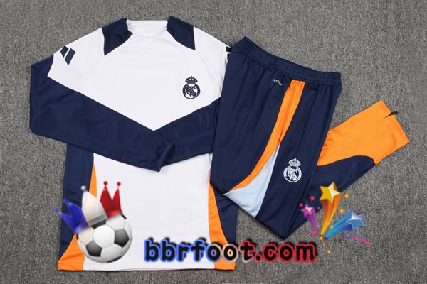 Survetement Foot Real Madrid Blanc 2024/2025
