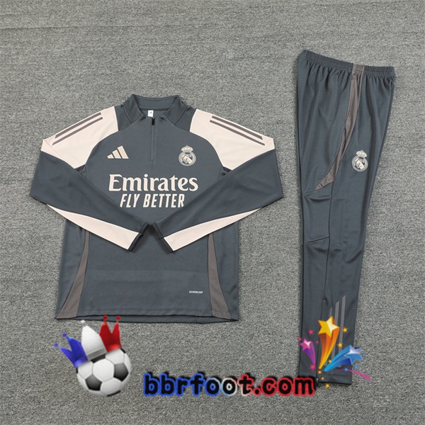 Survetement Foot Real Madrid Gris 2024/2025