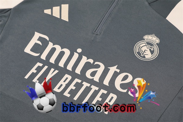 Survetement Foot Real Madrid Gris 2024/2025