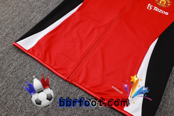 Survetement Foot - Veste Manchester United Rouge 2024/2025