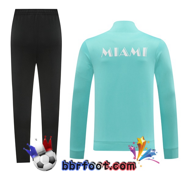 Survetement Foot - Veste Inter Miami CF Vert 2024/2025