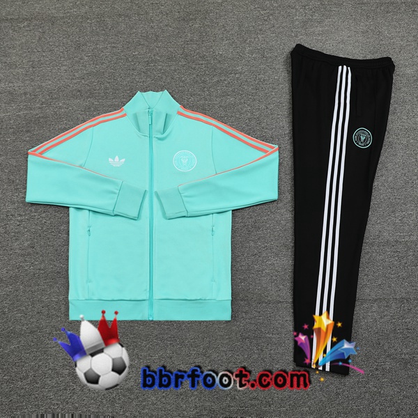 Survetement Foot - Veste Inter Miami CF Vert 2024/2025