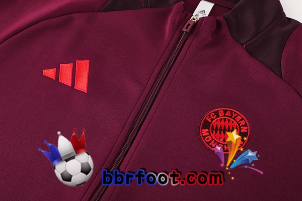 Survetement Foot - Veste Bayern Munich Rouge 2024/2025