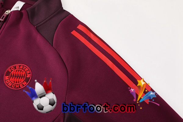 Survetement Foot - Veste Bayern Munich Rouge 2024/2025