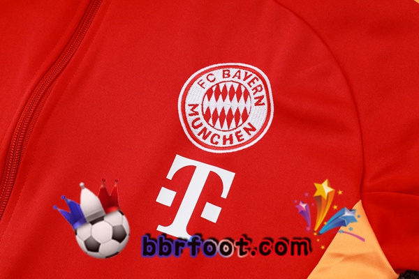 Survetement Foot - Veste Bayern Munich Rouge 2024/2025