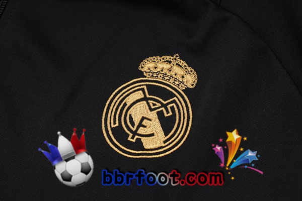Survetement Foot - Veste Real Madrid Noir 2024/2025