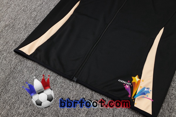 Survetement Foot - Veste Real Madrid Noir 2024/2025