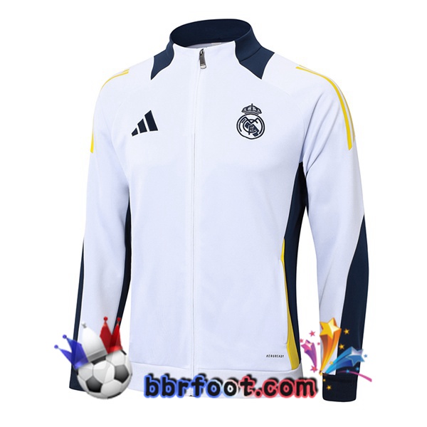 Veste Foot Real Madrid Blanc 2024/2025