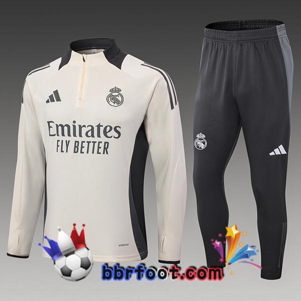 Survetement Foot Real Madrid Enfant Jaune 2024/2025