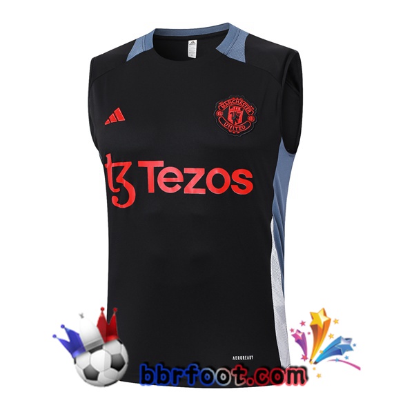 Gilet Foot Manchester United Noir 2024/2025