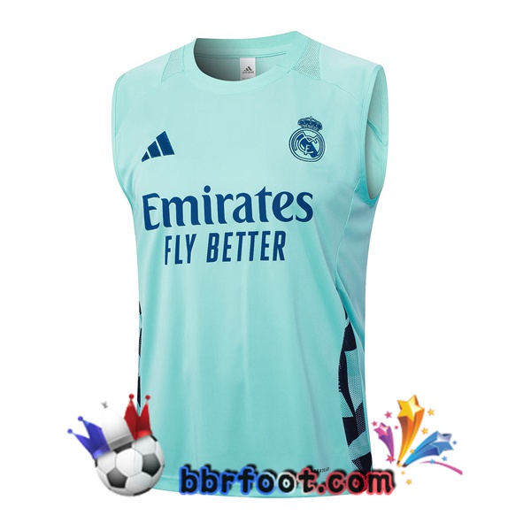 Gilet Foot Real Madrid Vert 2024/2025
