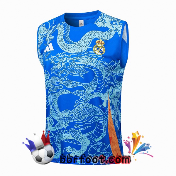 Gilet Foot Real Madrid Bleu 2024/2025