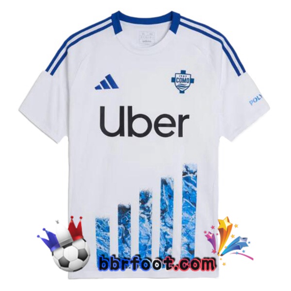 Maillot Foot Como 1907 Exterieur Blanc 2024/2025