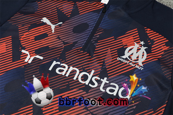 Survetement Foot Marseille OM Bleu Royal 2024/2025