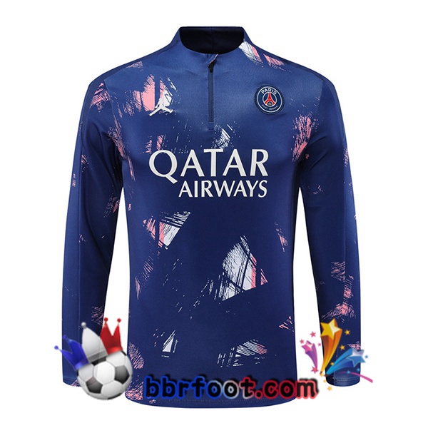Sweatshirts Homme Paris PSG Bleu Royal 2024/2025