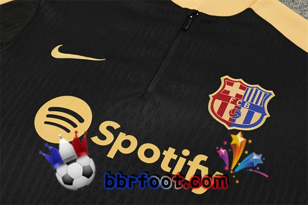 Survetement Foot FC Barcelone Noir 2024/2025