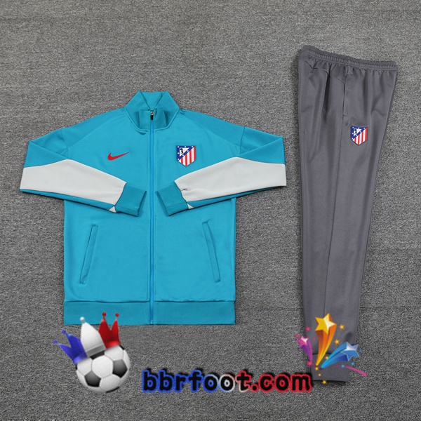 Survetement Foot - Veste Atletico Madrid Bleu 2024/2025