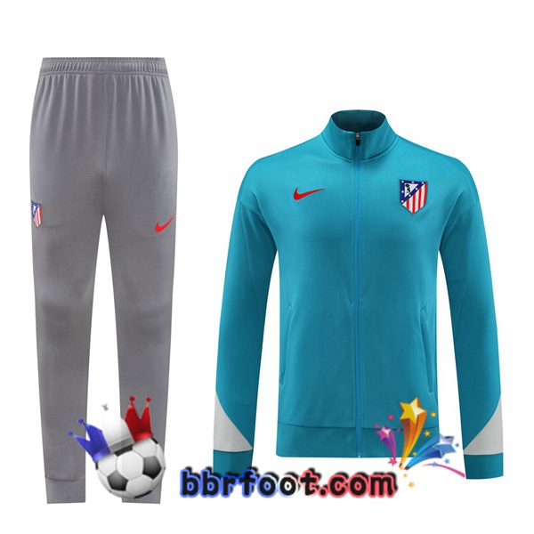 Survetement Foot - Veste Atletico Madrid Bleu 2024/2025