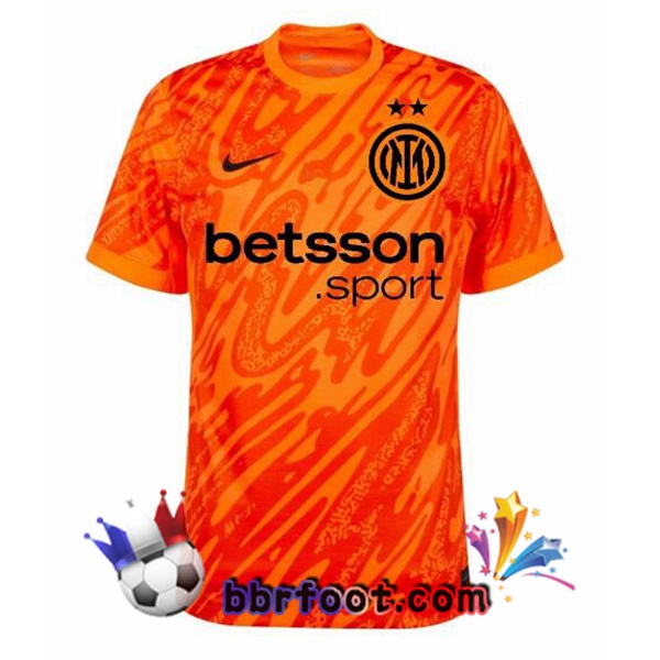 Maillot Foot Inter Milan Gardien de but Orange 2024/2025