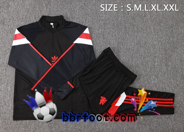 Survetement Foot Manchester United Noir 2024/2025