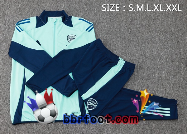 Survetement Foot - Veste Arsenal Vert 2024/2025