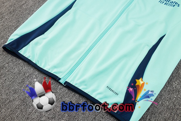 Survetement Foot - Veste Arsenal Vert 2024/2025
