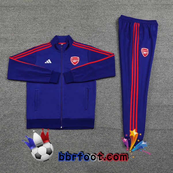 Survetement Foot - Veste Arsenal Bleu 2024/2025