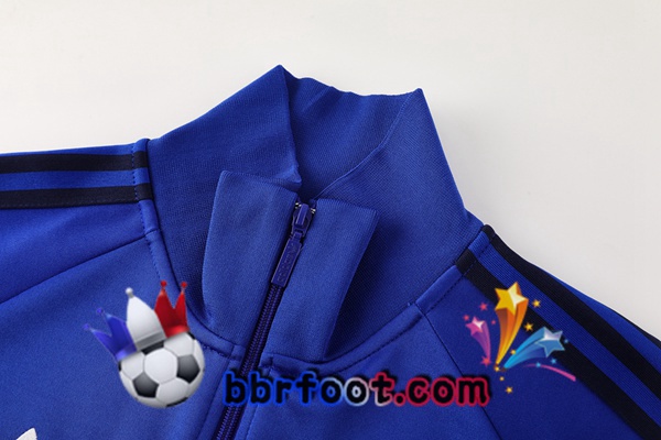 Survetement Foot - Veste Manchester United Bleu 2024/2025