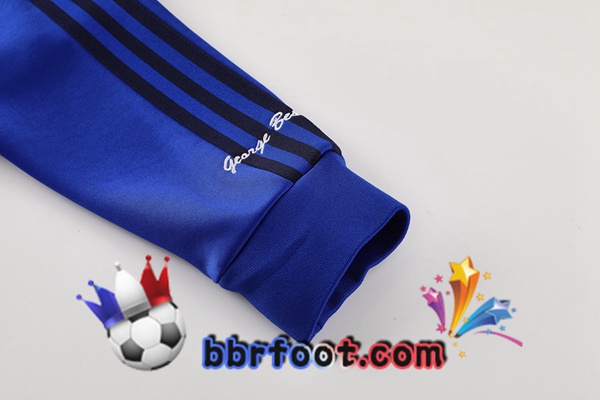 Survetement Foot - Veste Manchester United Bleu 2024/2025