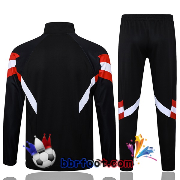 Survetement Foot - Veste Manchester United Noir 2024/2025