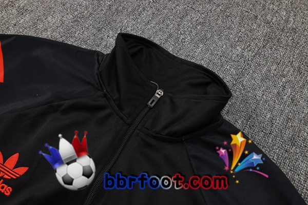 Survetement Foot - Veste Manchester United Noir 2024/2025