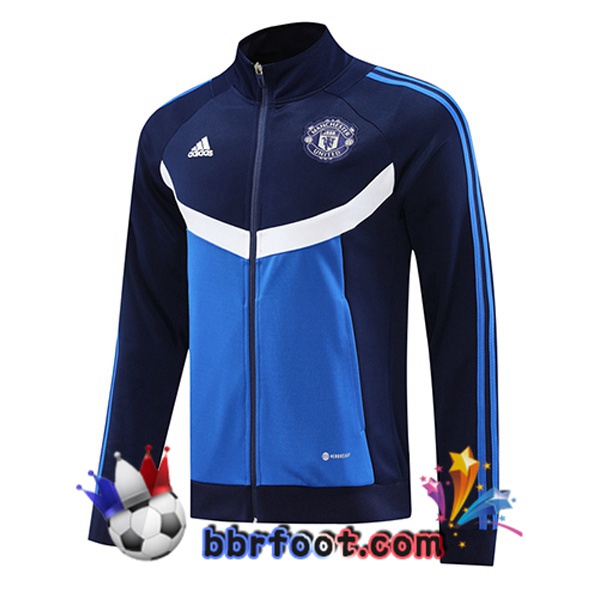 Veste Foot Manchester United Bleu Royal 2024/2025