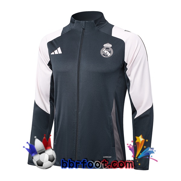 Veste Foot Real Madrid Gris 2024/2025