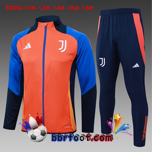 Survetement Foot - Veste Juventus Enfant Orange 2024/2025