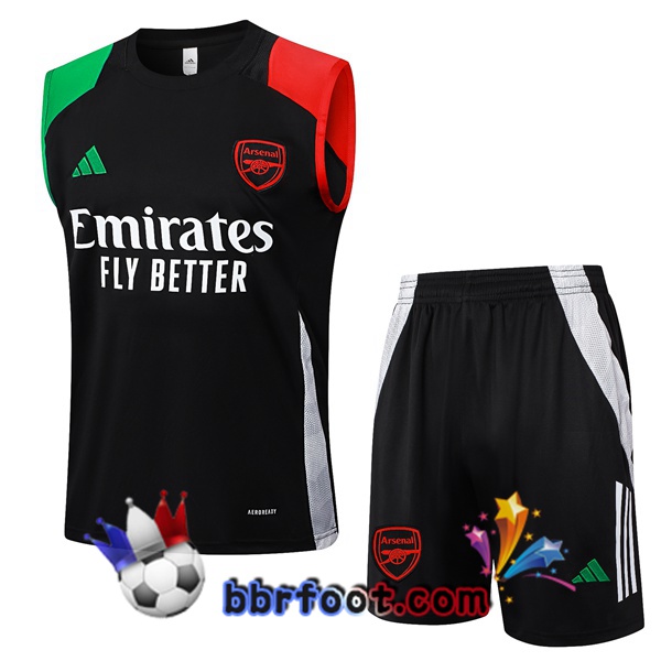 Gilet Foot Arsenal + Shorts Noir 2024/2025