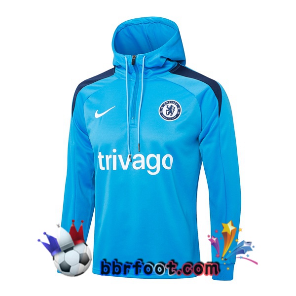 Sweat A Capuche FC Chelsea Bleu 2024/2025