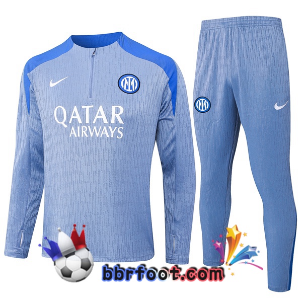Survetement Foot Inter Milan Bleu 2024/2025