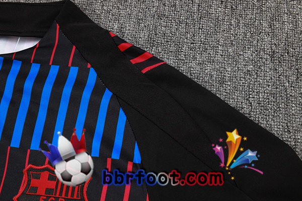 Survetement Foot FC Barcelone Bleu Noir Rouge 2024/2025