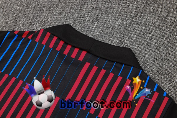 Survetement Foot FC Barcelone Bleu Noir Rouge 2024/2025