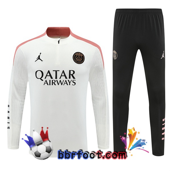 Survetement Foot Paris PSG Blanc 2024/2025